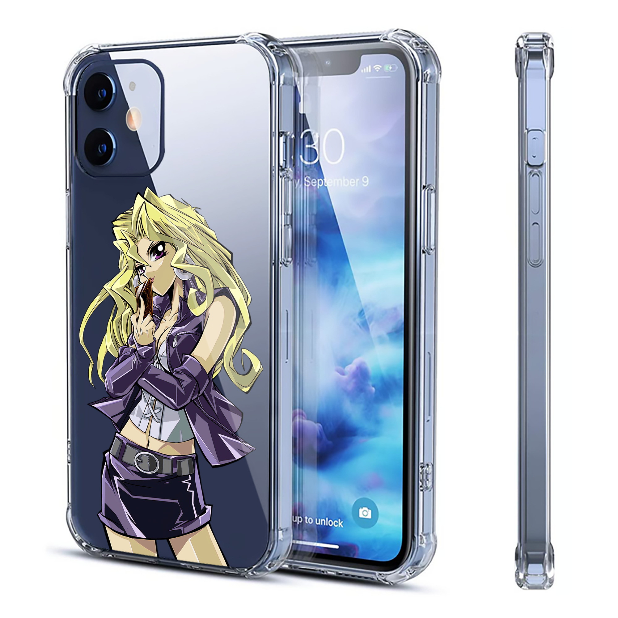 （画像用） 遊☆戯☆王 Yu-Gi-Oh! 【iPhone 12シリーズ対応】透明スマホケース（クリアソフトケース）